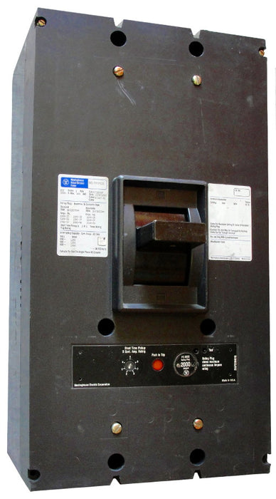 PC31800 PC Frame Style, Molded-Case Circuit Breaker, Seltronic Solid State Electronic Trip Unit, 1800 Ampere at 40 Degree Celsius, 3 Pole, 600VAC @ 50/60HZ, Rear Connected, Complete Breaker with Rating Plug Installed. New Surplus and Certified Reconditioned with 1 Year Warranty.