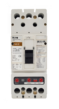 HJDDC3125W HJDDC Frame Style, Molded Case Circuit Breaker, High Interrupting Capacity, DC Rated, Thermal Magnetic Interchangeable Trip Unit, 125 Ampere at 40 Degree Celsius, 3 Pole, 600VAC @ 50/60HZ, Without Terminals Standard. New Surplus and Certified Reconditioned with 1 Year Warranty.