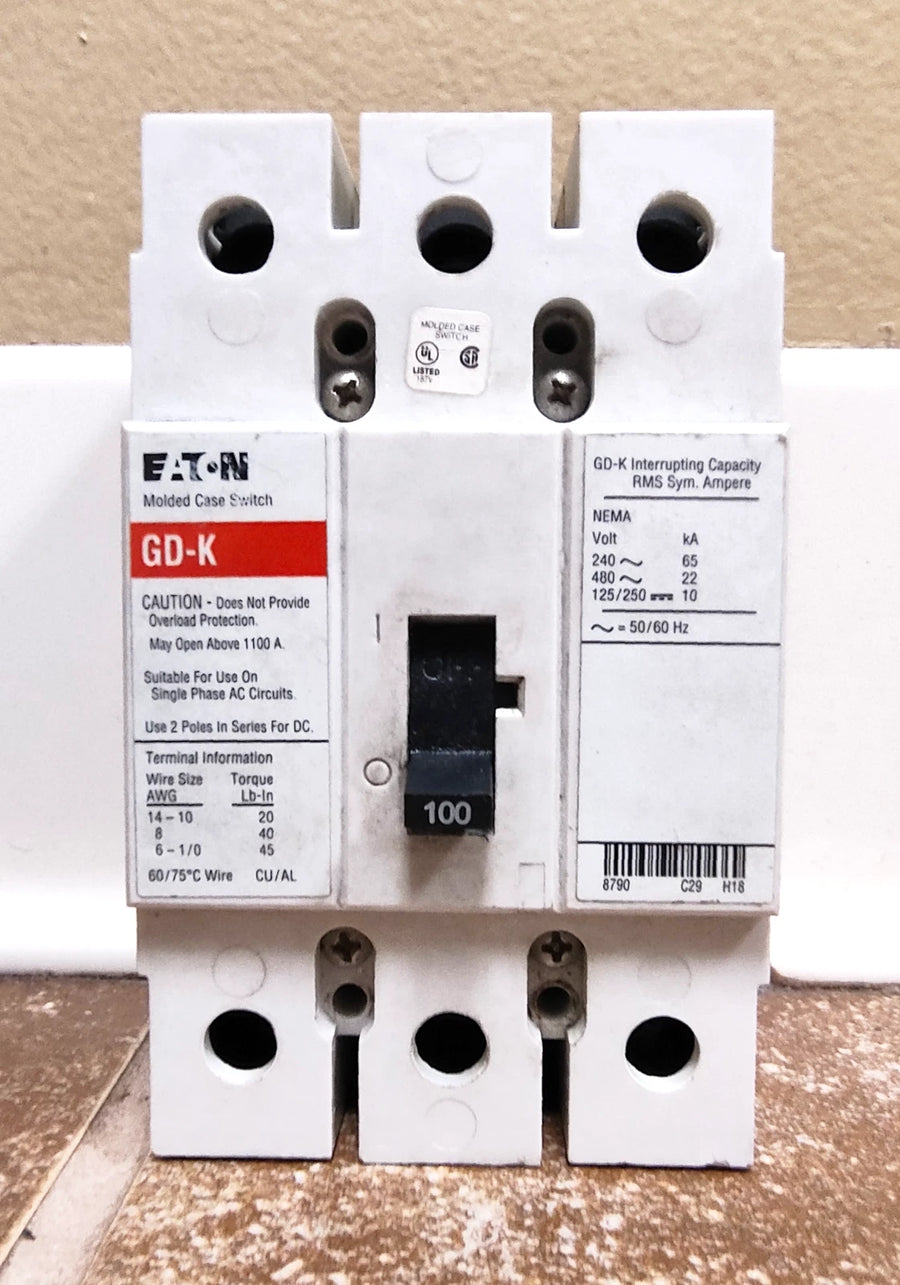 Eaton Cutler Hammer GD3100K New Take Out