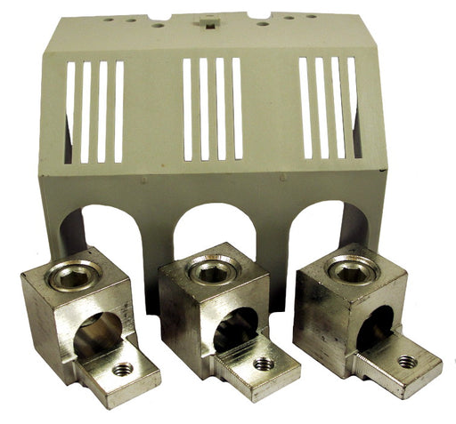 3TA225FDK Terminals, F-Frame Style, Pressure Type Lugs or Connectors, Field or Factory Mounted, Used for Line and or Load Connections, 225 Ampere Maximum Breaker Rating, Aluminum Body Material, Cu/Al Wire Type, 6 - 300 AWG Wire Range. New Surplus and Certified Reconditioned with 1 Year Warranty.