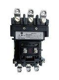 500-COB930 Magnetic Motor Contactor, NEMA Size 2, 45 Amps, 3 Poles, 440/480V AC Coil, Motor Voltage 575V AC Max, Open Style No Enclosure, Non-Reversing, Max HP Ratings: 10 @ 200VAC, 15 @ 230VAC, 25 @ 415VAC, 25 @ 575VAC, with Normally Open Auxiliary Installed Standard, Line and Load End Terminals Standard. New Surplus and Certified Reconditioned with 1 Year Warranty.
