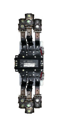 8502-SJO2-V03S Magnetic Motor Contactor, Nema Size 7, 810 Amps, 3 Poles, 240VAC Coil, Full Voltage 600VAC, Open Style No Enclosure, Across the Line Starting and Stopping, Single Speed, Non-Reversing, Max HP Ratings (3 Phase): 300 @ 230VAC, 600 @ 460VAC, 600 @ 575VAC. New Surplus and Certified Reconditioned with 1 Year Warranty.