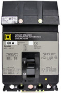 FA34060 FA (I-Line) Frame Style, Molded Case Circuit Breaker, Thermal Magnetic Non-interchangeable Trip Unit, 60 Ampere at 40 Degree Celsius, 3 Pole, Load End Terminals Standard. New Surplus and Certified Reconditioned with 1 Year Warranty.