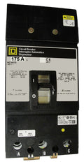 KC34175 KC (I-Line) Frame Style, Molded Case Circuit Breaker, Thermal Magnetic Non-interchangeable Trip Unit, 175 Ampere at 40 Degree Celsius, 3 Pole, Interrupting Ratings: 100 Kiloampere @ 240 VAC, 65 Kiloampere @ 480 VAC, Load End Terminals Standard. New Surplus and Certified Reconditioned with 1 Year Warranty.