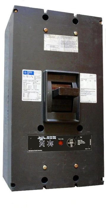 PCC31400 PCC Frame Style, Molded-Case Circuit Breaker, Seltronic Solid State Electronic Trip Unit, with LS - Long-Time and Short-Time Trip Functions, 1400 Ampere at 40 Degree Celsius, 3 Pole, 600VAC @ 50/60HZ, Rear Connected, Frame Rated at 2000 Amps, Complete Breaker with 1400 Amp Rating Plug Installed. New Surplus and Certified Reconditioned with 1 Year Warranty.