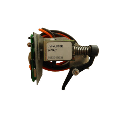 UVH4LP03K Undervoltage Release Mechanism (UVR), L and M-Frame Style, Field Mounted, Pigtail Lead Connection, Left Pole Mounting on Molded Case Circuit Breakers, 24 VAC @ 50/60HZ. New Surplus and Certified Reconditioned with 1 Year Warranty. 