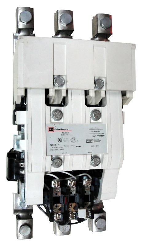 A200M5CAC Magnetic Motor Starter, Nema Size 5, 270 Amps, 3 Poles, 120VAC Coil, Full Voltage 600VAC