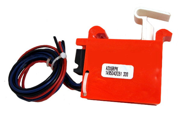 A2X6RPK Auxiliary Switch, R-Frame Style, Field Mounted, 2A(open)-2B(closed)Contacts, Pigtail Lead Connection, ONLY Right Pole Mounting on Molded Case Circuit Breakers, Rear Exit Standard, 600VAC @ 50/60HZ. New Surplus and Certified Reconditioned with 1 Year Warranty.