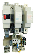 AN16TN0A Magnetic Motor Starter, Nema Size 6, 540 Amps, 3 Poles, 120VAC Coil, Full Voltage 600VAC, Type A Overload Relay Standard, Open Style No Enclosure, Across the Line Starting and Stopping, Single Speed, Non-Reversing, Max HP Ratings (3 Phase): 150 @ 208VAC, 200 @ 240VAC, 400 @ 480VAC, 400 @ 600VAC. New Surplus and Certified Reconditioned with 1 Year Warranty.