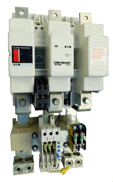 AN16UN0AC Magnetic Motor Starter, Nema Size 7, 810 Amps, 3 Poles, 120VAC Coil, Full Voltage 600VAC, Type C Overload Relay Standard, Open Style No Enclosure, Across the Line Starting and Stopping, Single Speed, Non-Reversing. New Surplus and Certified Reconditioned with 1 Year Warranty.