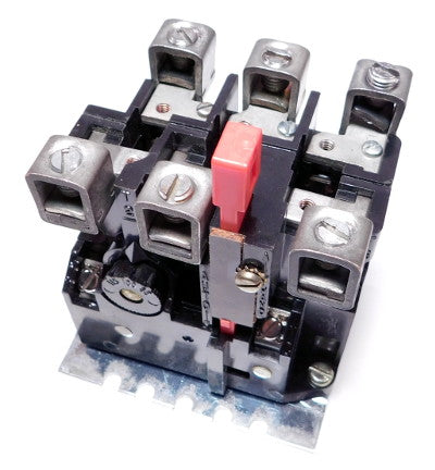 AN23P Type A Overload Relay, Automatic, Panel Mounted, Ambient Non-Compensated, Full Load Amps 26.3-45. New Surplus and Certified Reconditioned with 1 Year Warranty.