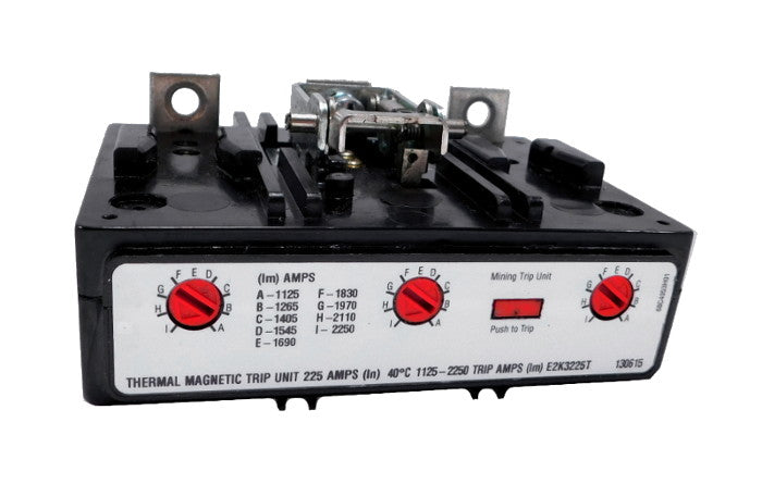 E2K3400TML Trip Unit, K Frame Style, Magnetic Only, 400 Ampere at 40 Degree Celsius, 3 Pole,  1125-2250 Amp Trip Rating with 1 Year Warranty.
