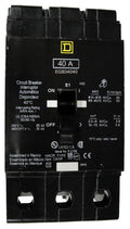 EGB34040 EGB Frame Style, Molded Case Circuit Breaker, Thermal Magnetic Non-interchangeable Trip Unit, VISI-TRIP Feature, 40 Ampere at 40 Degree Celsius, 3 Pole, 240 VAC, 480Y/277 VAC, Load End Terminals Standard. New Surplus and Certified Reconditioned with 1 Year Warranty.
