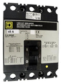 FHL36045 FHL Frame Style, Molded Case Circuit Breaker, Thermal Magnetic Non-interchangeable Trip Unit, 45 Ampere at 40 Degree Celsius, 3 Pole, Line and Load End Terminals Standard. New Surplus and Certified Reconditioned with 1 Year Warranty.