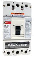 HKD3400K HKD Frame Style, High Magnetic Molded Case Switch, 400 Ampere at 40 Degree Celsius, 3 Pole, 600VAC @ 50/60HZ, Interrupting Ratings: 100 Kiloampere @ 240VAC, 65 Kiloampere @ 480VAC, 35 Kiloampere @ 600VAC, 22 Kiloampere @ 250VDC. New Surplus and Certified Reconditioned with 1 Year Warranty.