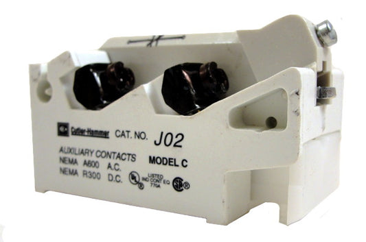 J11 Auxillary Interlocks, AC Style, A200 Starter and A201 Contactor, Size 00-6, 1 NO (Normally Open) 1 NC (Normally Closed) Circuits. New Surplus and Certified Reconditioned with 1 Year Warranty. 