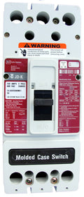 JD3250K JD Frame Style, High Magnetic Molded Case Switch, 250 Ampere at 40 Degree Celsius, 3 Pole, 600VAC @ 50/60HZ, Interrupting Ratings: 65 Kiloampere @ 240VAC, 35 Kiloampere @ 480VAC, 18 Kiloampere @ 600VAC, 10 Kiloampere @ 250VDC. New Surplus and Certified Reconditioned with 1 Year Warranty.