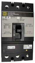 KHP36090 KHP Frame Style, Molded Case Circuit Breaker, Panel Mounted, Thermal Magnetic Non-interchangeable Trip Unit, 90 Ampere at 40 Degree Celsius, 3 Pole, Load End Terminals Standard. New Surplus and Certified Reconditioned with 1 Year Warranty.