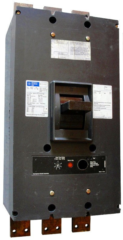 PCCF32000F (Frame Only) PCC Frame Style, Molded-Case Circuit Breaker, 100% Rated, 3 Pole, 600VAC @ 50/60HZ, Front Connected, Frame Rated at 2000 Ampere, Frame Only (No Rating Plug Included). New Surplus and Certified Reconditioned with 1 Year Warranty.