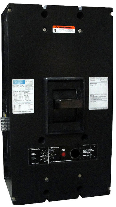 PCG32000F (Frame Only) PC Frame Style, Ground Fault Molded-Case Circuit Breaker, Frame Only (Rating Plug Not Included), 1000-2000 Amp Compatible, 3 Pole, 600VAC @ 50/60HZ, Rear Connected, Frame Rated at 2000 Ampere. New Surplus and Certified Reconditioned with 1 Year Warranty.