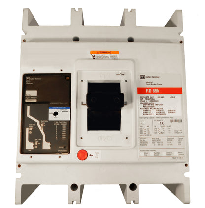 RD320T35W RD Frame Style, Molded Case Circuit Breaker, Electronic Non-Interchangeable Trip Unit(Digitrip RMS 310), (LSG)Trip Unit Functions, 2000 Ampere at 40 Degree Celsius, 3 Pole, 600VAC @ 50/60HZ, Without Terminals. New Surplus and Certified Reconditioned with 1 Year Warranty.