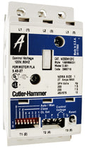 W200MLCFC Magnetic Motor Starter, Nema Size 1 Lower Range, 3 Poles, Non-Reversing, 120VAC Coil at 60HZ, Full Voltage 600VAC, Overload Protection Standard, Open Style No Enclosure, Across the Line Starting and Stopping, Advantage Series. New Surplus and Certified Reconditioned with 1 Year Warranty.